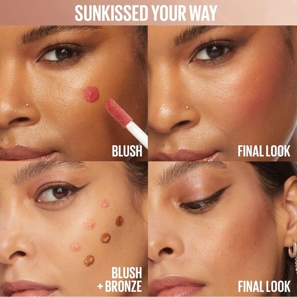 Maybelline Sunkisser Multi-Use Liquid Blush Set of 2 - Uptown Glow & Shades On - Picture 11 of 13